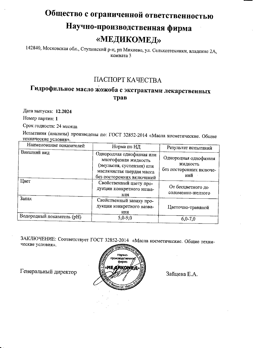 Паспорт №122024